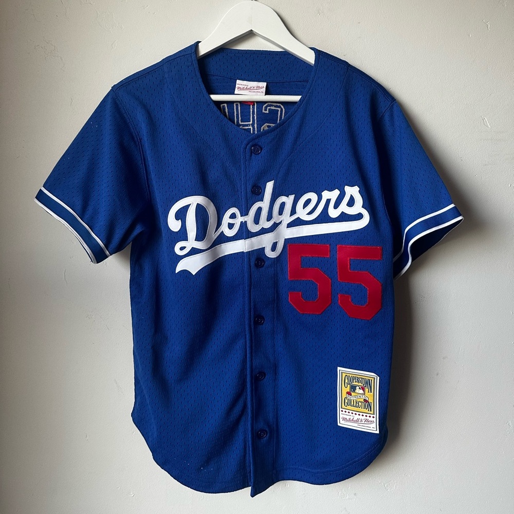 LA Dodgers Mitchell and Ness Hershiser Jersey size small